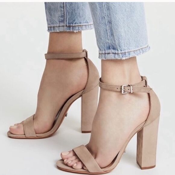 New! Schultz Enida Sandals Heels in Mouse Size 8 - Picture 2 of 9